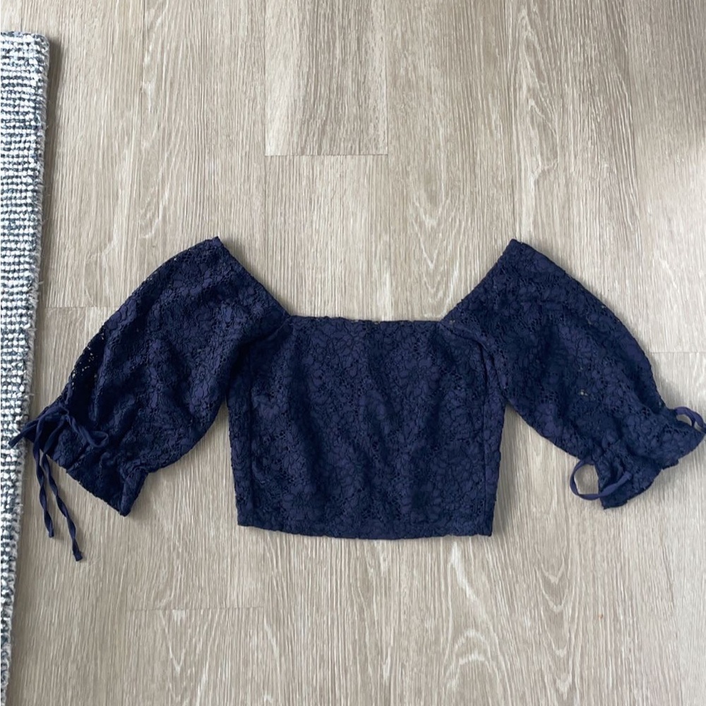 Zara Crop Top - off the shoulder